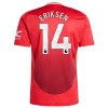 Camiseta de fútbol Manchester United Eriksen 14 Niño 1ª equipación 2024-25